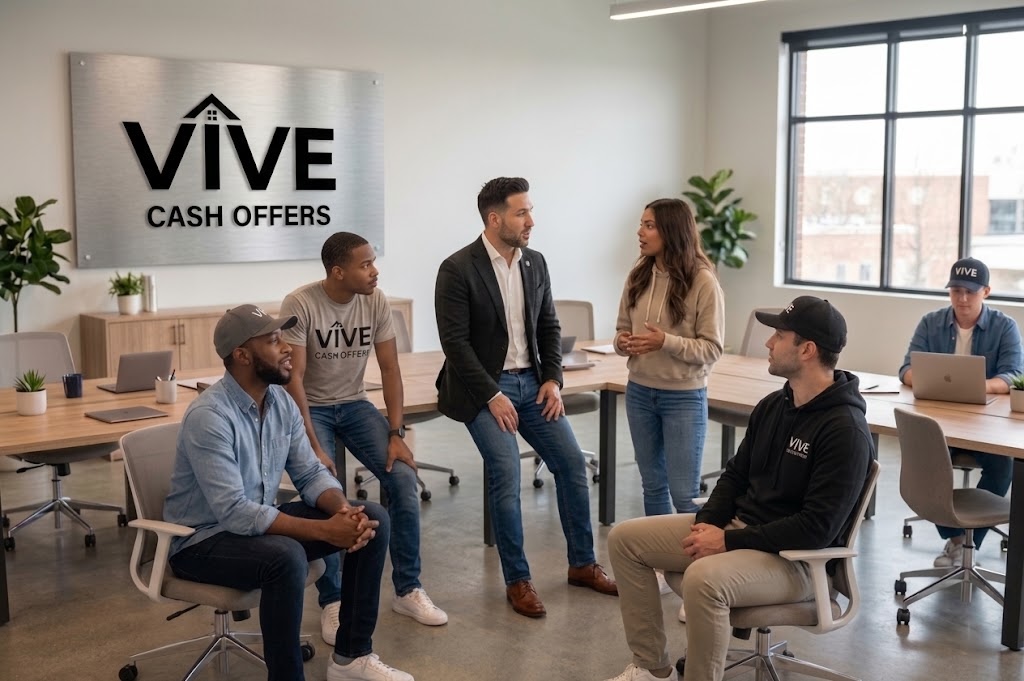 VIVE CASH OFFERS team in an office
